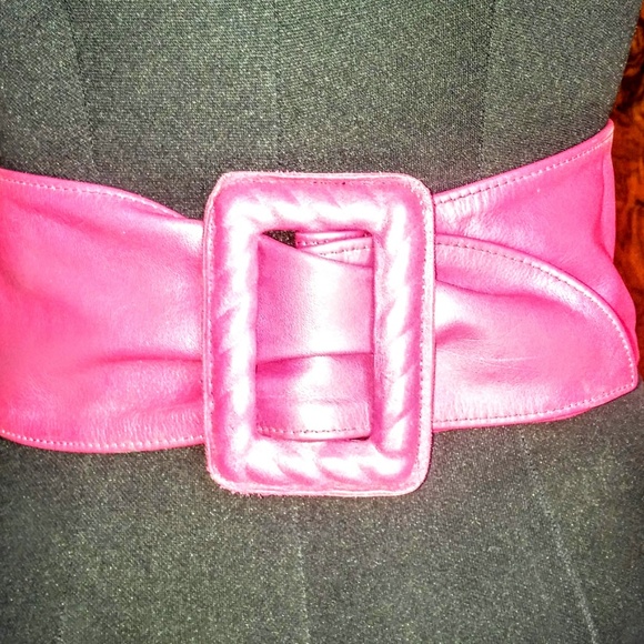 Made in Italy nappa leather cinch belt, X Small - Picture 1 of 5